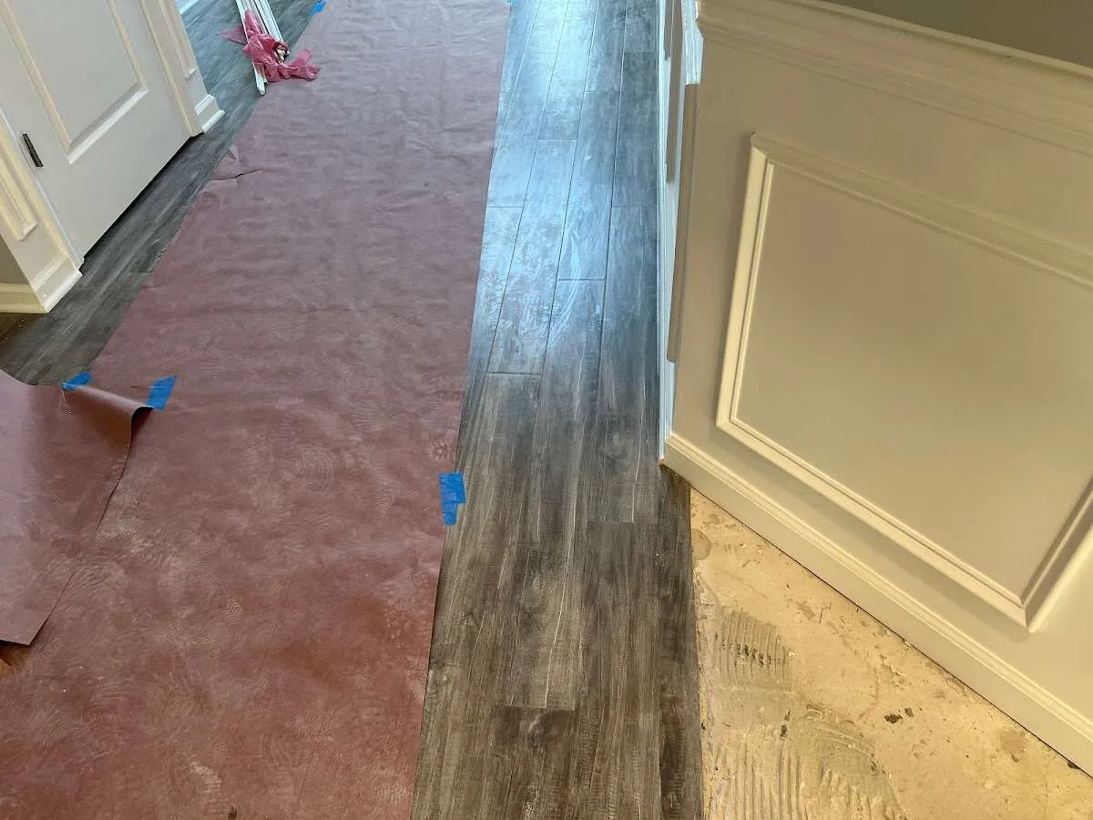 Completed marble shower restoration in Byron